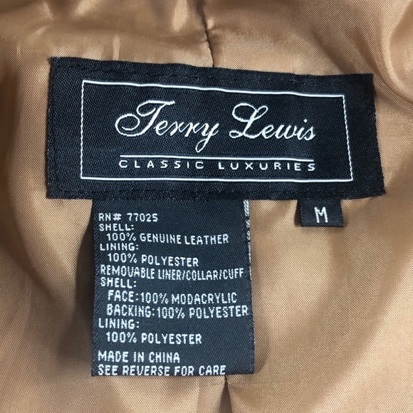 Terry Lewis Vintage Style Leather Jacket Men’s M - Picture 6 of 13